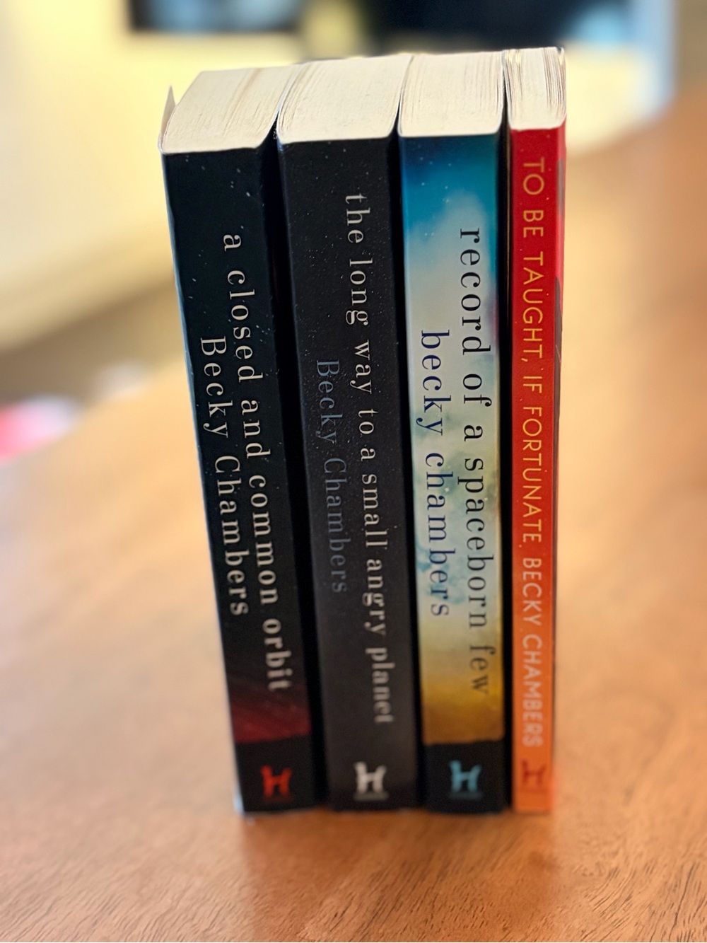 Becky Chambers Paperback Set - Multicolor Spines